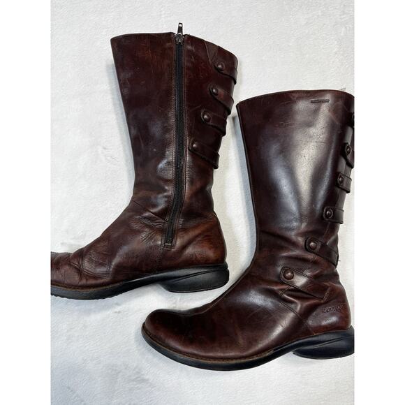 Merrell Captiva Launch Drizzle Polartec Leather Riding Boots Wmen Sz US 9 EUR 40 - Picture 1 of 10